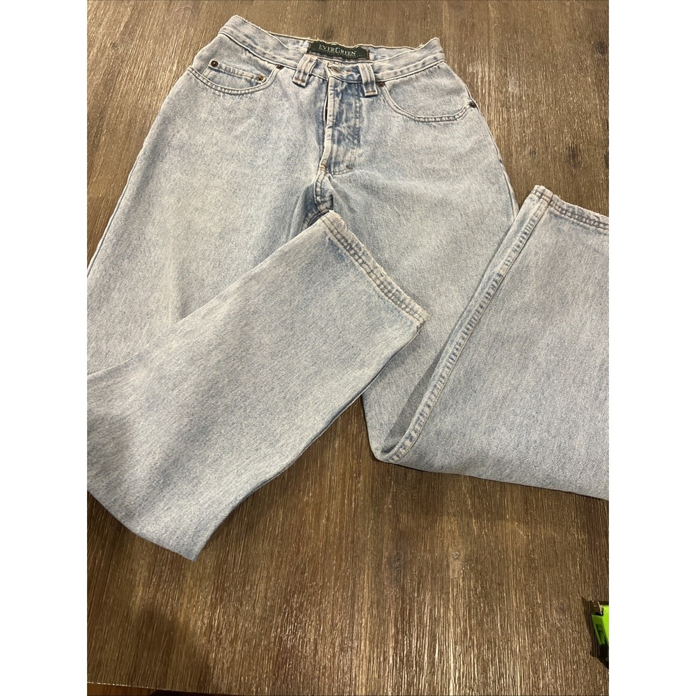 Vintage Evergreen Jeans Sz 29 Long Straight Y2K
